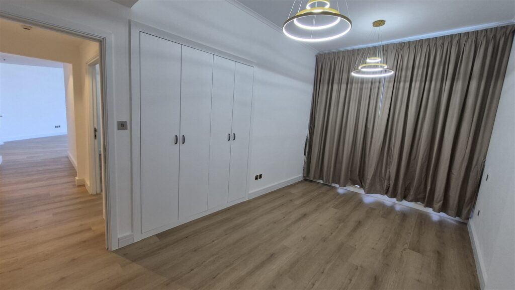 Bedroom wardrobes after the renovation, The Torch, Dubai Marina